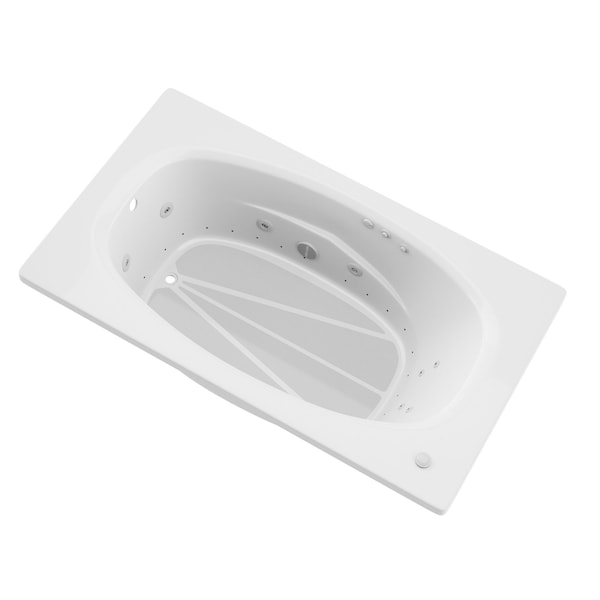 Atlantis Whirlpools Atlantis Whirlpool Polaris 36 x 72 Rectangular Air & Whirlpool Bathtub 3672PDR - main